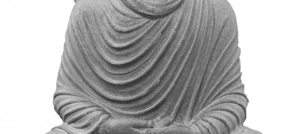 Buddhapada 8 Gandhara Buddha and Six Buddhas BW B